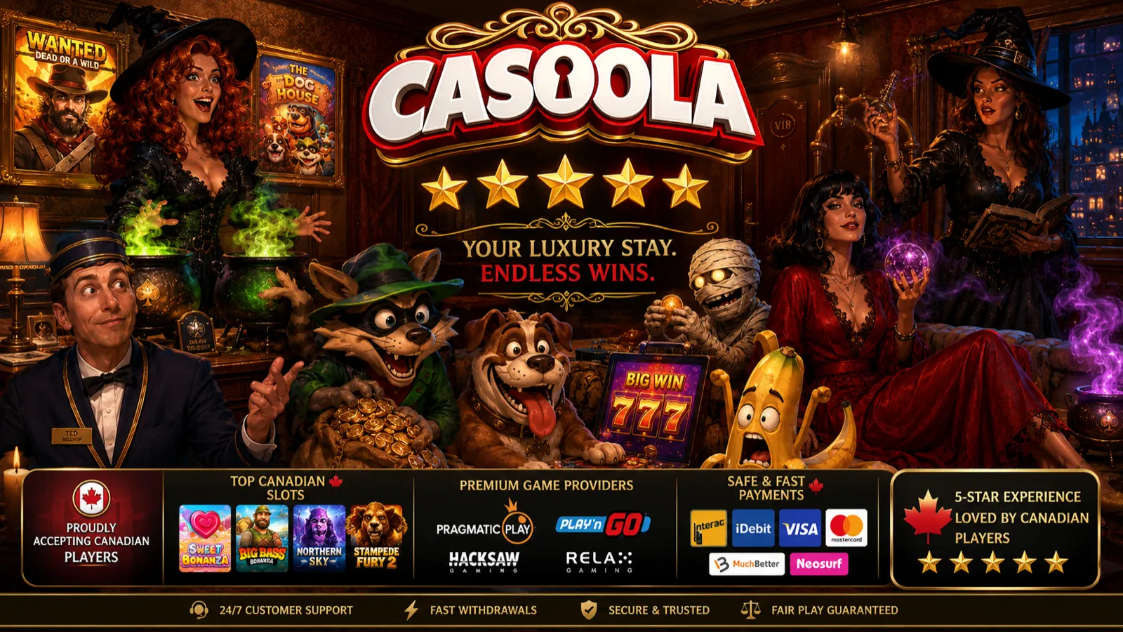 Casoola Casino — your luxury stay, endless wins